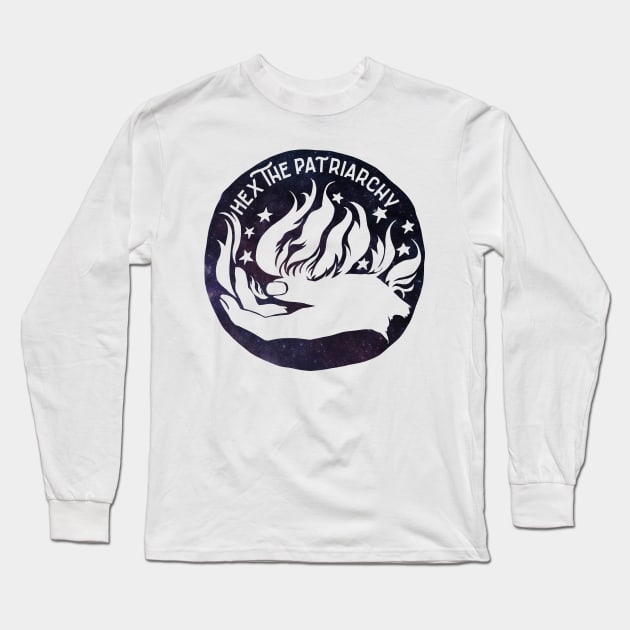 Hex the patriarchy Long Sleeve T-Shirt by FabulouslyFeminist